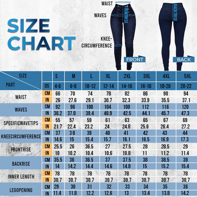 ð¥Double Breasted High Waist Skinny Jeans